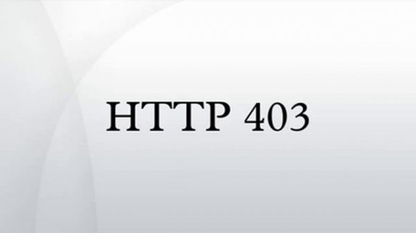 HTTP 403