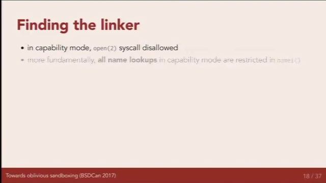 Jonathan Anderson - Oblivious sandboxing смотреть онлайн