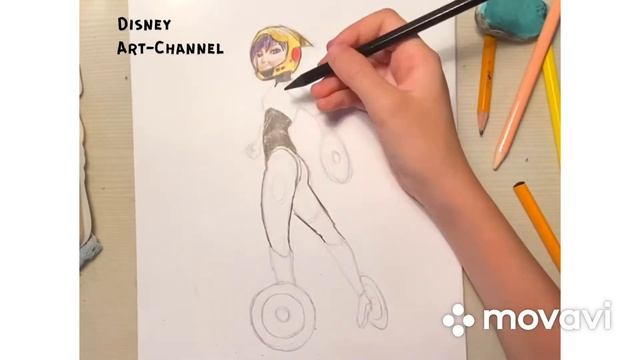 DRAW GOGO TOMAGO | from “Big Hero 6” | РИСУЕМ ГОГО ТОМАГО | из «Город Героев» смотреть онлайн