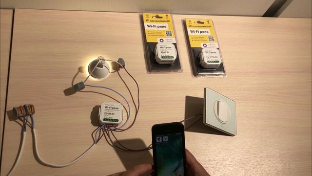 Подключение и настройка Wi Fi реле Elektrostandard