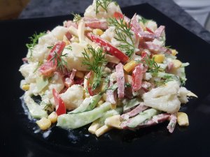 Салат из цветной капусты