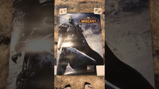 2008 Blizzcon Poster RARE Warcraft WRATH LICH KING Blizzard Arthas Menethil Icecrown Frostmourne смотреть онлайн