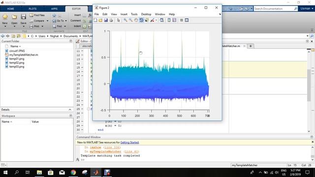 Template matching example in matlab using correlation смотреть онлайн