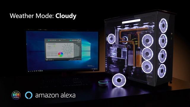 Riing Trio RGB Fan Series works with Amazon Alexa смотреть онлайн