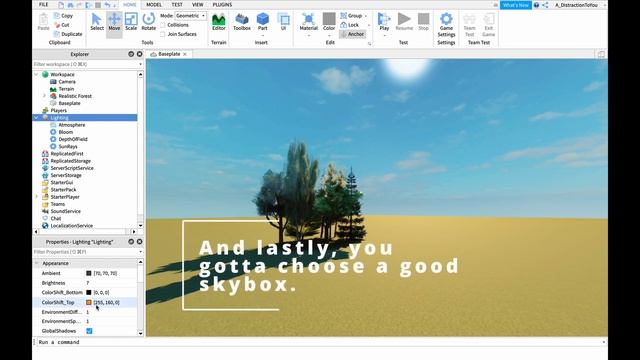 Realistic Lighting | Roblox Studio смотреть онлайн
