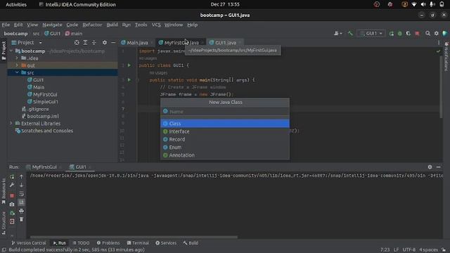 JAVA Graphical User Interface (GUI) смотреть онлайн