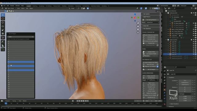 Blender Hair-Tools / Hair Style Speed-Through смотреть онлайн