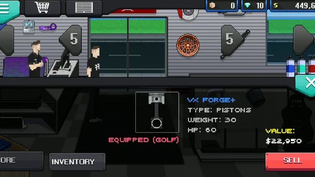 ПРОХОЖДЕНИЕ PIXEL CAR RACER #5 | ЗАРЯЖЕННЫЙ ГОЛЬФЕЦ смотреть онлайн