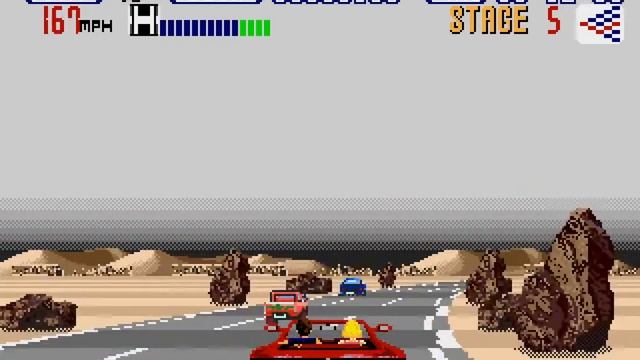 OutRun Longplay (Mega Drive_Genesis) [60 FPS]