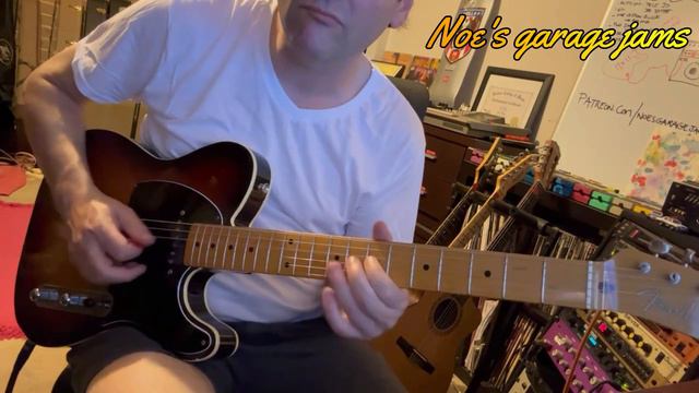 Buddy Guy style blues guitar jam with a Fender Jerry Donahue telecaster! смотреть онлайн