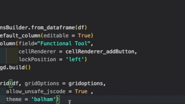 Python Web App using INTERACTIVE AGGRID Table connected to GOOGLE SHEET |JavaScript Injection | смотреть онлайн