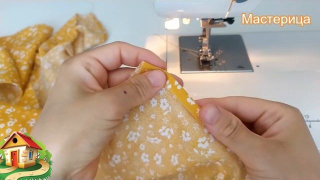 Очень простой раскрой и шитье блузки с принтом