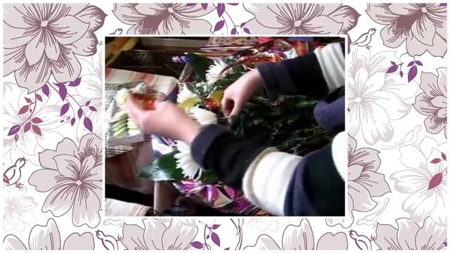 Букет из хризантемы круглая упаковка веером смотреть онлайн