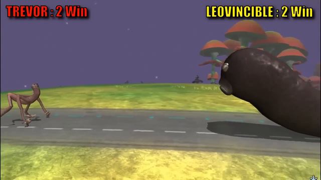 Trevor Monsters Vs Leovincible Monsters Fight | SPORE