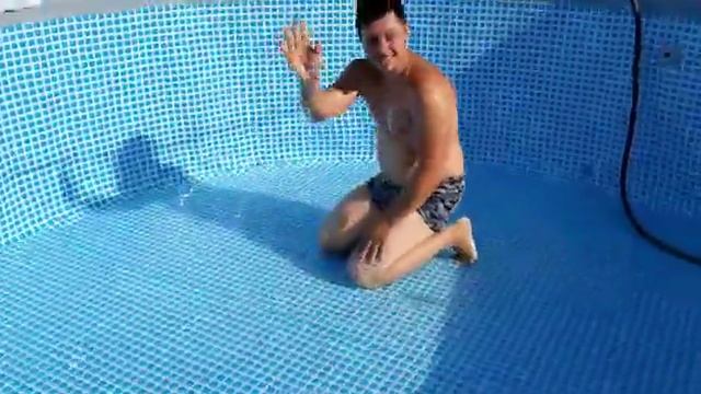 #Втренде установка каркасного бассейна интекс. (intex) как правильно набирать воду в бассейн. смотреть онлайн