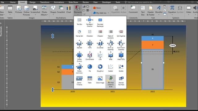 Easy way to change your Chart Presentation using Think cell explained in Tamil смотреть онлайн