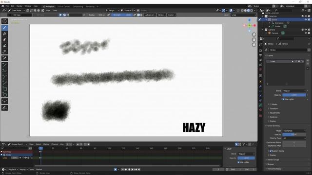 FREE Blender Grease Pencil Brush Pack for 2D Animation / Texture and Sketching Brushes смотреть онлайн