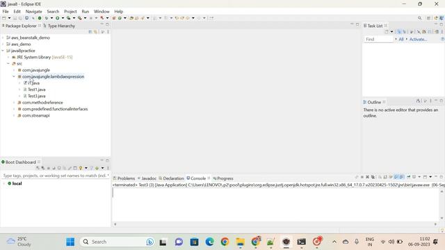 lambdaexpression on predefined functional interface and on collection objects | java jungle | part смотреть онлайн