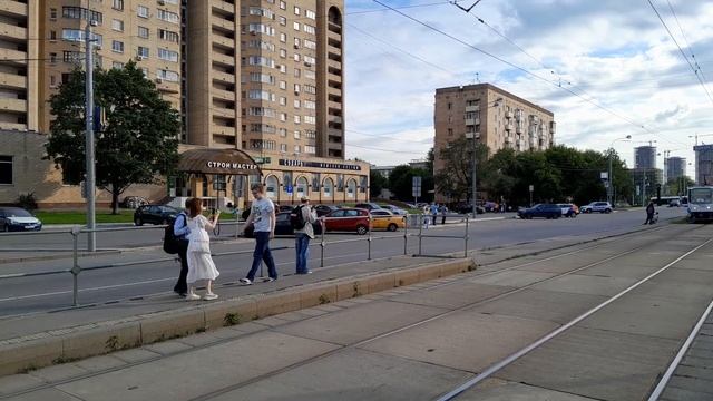 ⚡️Парад трамваев в Москве 2023! Отправление колонны в сторону Октябрьского трамвайного депо! смотреть онлайн