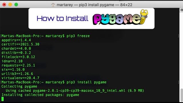 How to Fix - no module named pygame error in Python смотреть онлайн