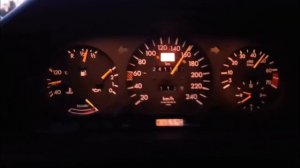 Мерседес бенц M104 разгон турбо 220км/ч