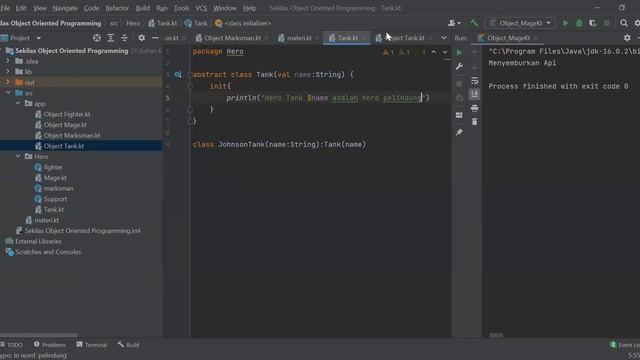Belajar Kotlin Object Oriented Programming - Abstract Class dan Interface смотреть онлайн