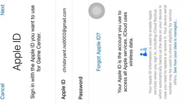 How do I change the game account for Need for Speed No Limits on iOS?