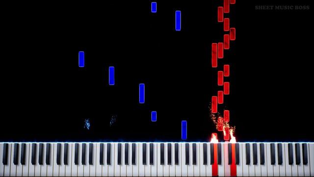 Cornfield Chase (from Interstellar) - Piano Tutorial смотреть онлайн