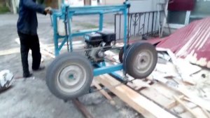 ленточная пилорама своими руками запуск.