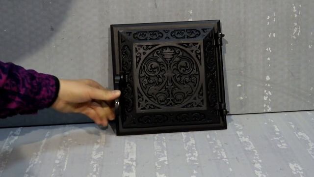 Чугунная дверка для печи R27 смотреть онлайн