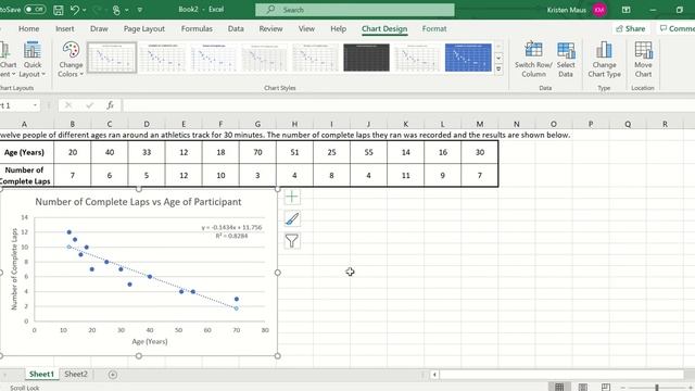 How to Use Excel for Bivariate Data Analysis (Scatterplot and Residual Plot) смотреть онлайн