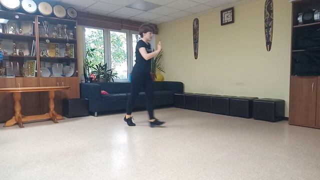 "Саночки", линейная схема. Танцуем вместе. Обучение. Line dance. смотреть онлайн