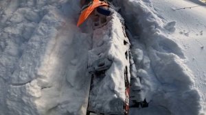 Сноубайк KTM и немного свежего снега