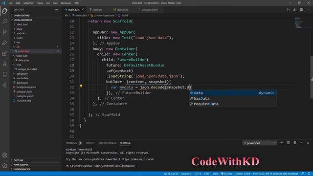 Flutter - Build Local JSON App | Android & iOS смотреть онлайн