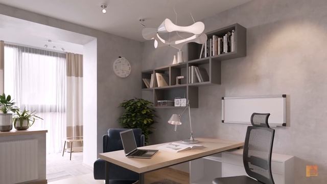 Интерьер квартиры в современном стиле, ЖК «Солнечный», 80 кв.м. смотреть онлайн