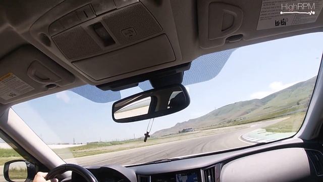 Infiniti Q50S Hybrid AWD on Track Onboard Rim 2022 смотреть онлайн
