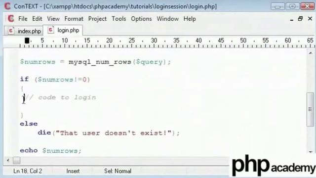 PHP User Login Part 2 English смотреть онлайн