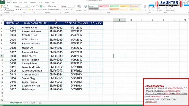 Data connection in Microsoft excel file смотреть онлайн