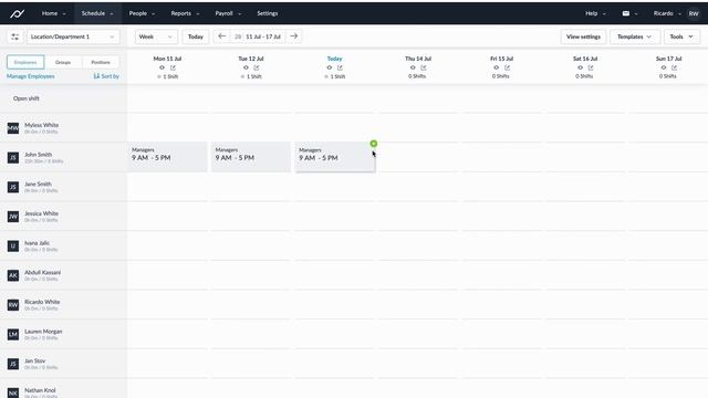 How to create schedule in Planday смотреть онлайн