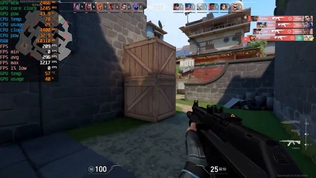 VALORANT | 1080p All Settings | RTX 3070 Ti + AMD Ryzen 7 6800h | HP Omen 16 смотреть онлайн