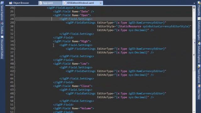 XamDataGrid Editors смотреть онлайн