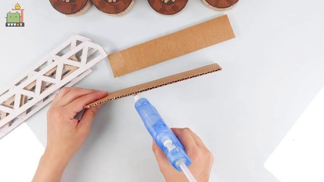 Paper Craft For Kids, Making The Fire Truck With Cardboard.