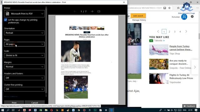How to Print to PDF on Windows 10 смотреть онлайн
