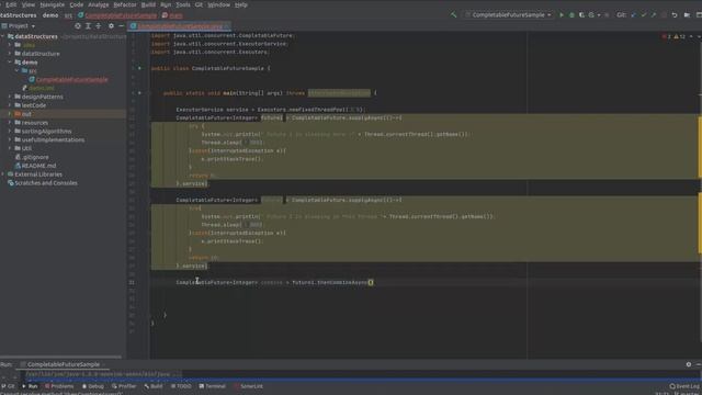 Completable Futures in Java 8 using "thenCombine" 3/3 смотреть онлайн