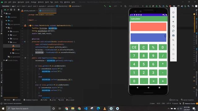 Make Simple Calculator by Android Studio - Bangla Tutorial смотреть онлайн