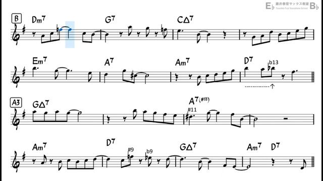 Jazz 'n' Samba (Só Danço Samba) - Backing Track with Sheet Music for Tenor Sax (Very Easy) смотреть онлайн