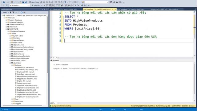 Học SQL Server 39. Câu lệnh SELECT INTO copy dữ liệu và tạo bảng mới смотреть онлайн