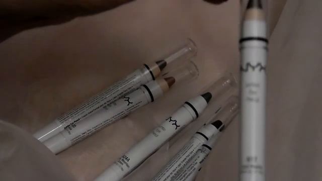 Карандаши косметические для макияжа глаз NYX(обзор) смотреть онлайн