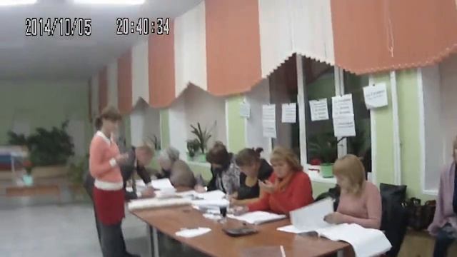 Перемышль. 05.10.2014. Подсчёт голосов. Видео 2 из 5. смотреть онлайн
