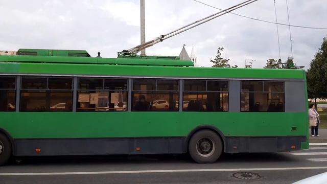 Казанский троллейбус! Троллейбус Тролза 5275.00 "Оптима" в Казани! Маршрут 2 смотреть онлайн